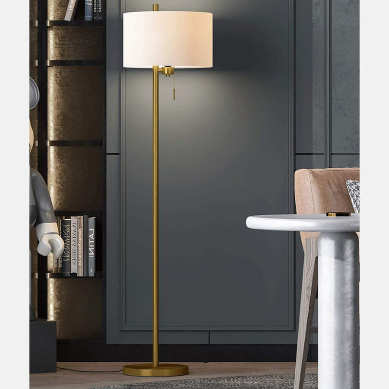 Vertical Bedside Iron Art Floor Lamp LED Bedside Lamp Accent Furniture Light