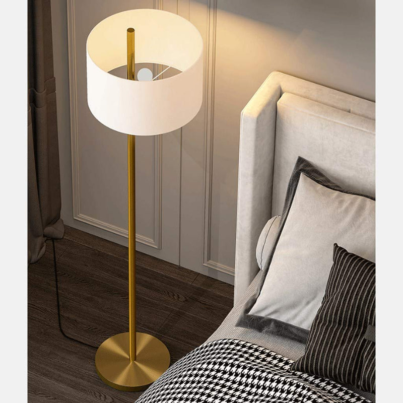 Vertical Bedside Iron Art Floor Lamp LED Bedside Lamp Accent Furniture Light