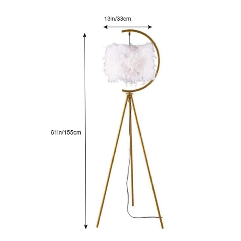 Elevate Your Space with our Modern Tripod Floor Lamp - A Stylish and Functional Addition to Your Living Room, Bedroom or Study Room